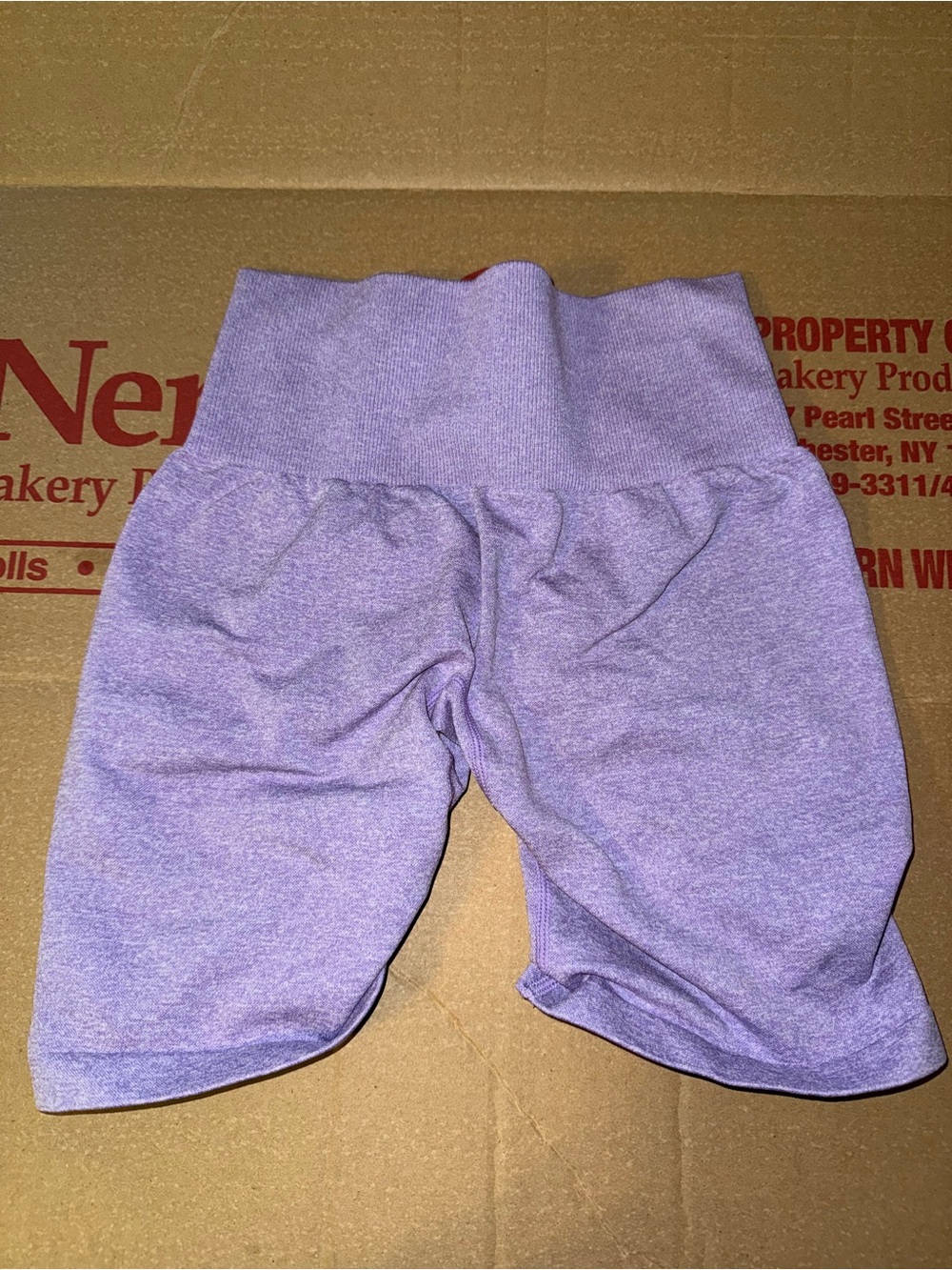 NVGTN Lilac Seamless High-Waist Shorts